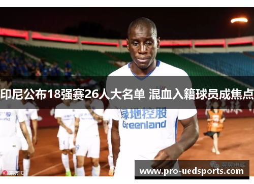 印尼公布18强赛26人大名单 混血入籍球员成焦点 印尼公布18强赛26人大名单 混血入籍球员成焦点