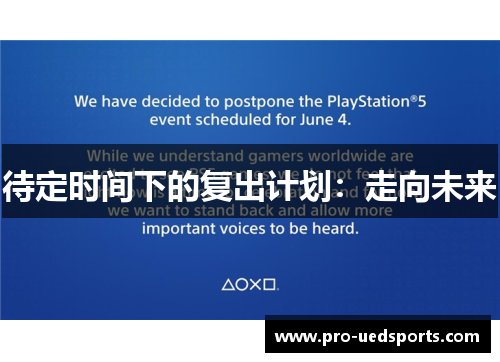 待定时间下的复出计划:走向未来 待定时间下的复出计划:走向未来